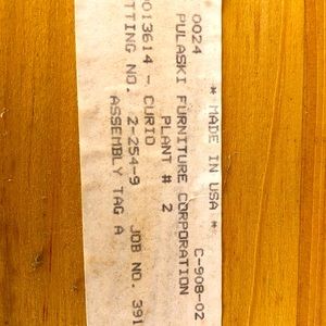 Antique Glass Cabinet Made of Hardwood Made in USA